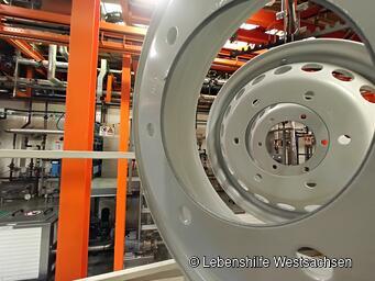 Behindertenwerkstatt Reinsdorf - Pulverbeschichtung von Felgen