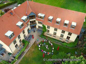 Blick auf unsere Wohnstätte an der Wiesenaue