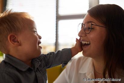 Heilpädagogische Frühförderung kann Spaß machen.